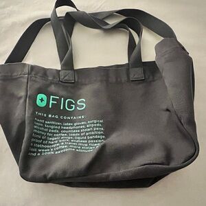 Figs Charcoal Tote bag
